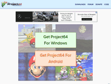 Tablet Screenshot of pj64-emu.com